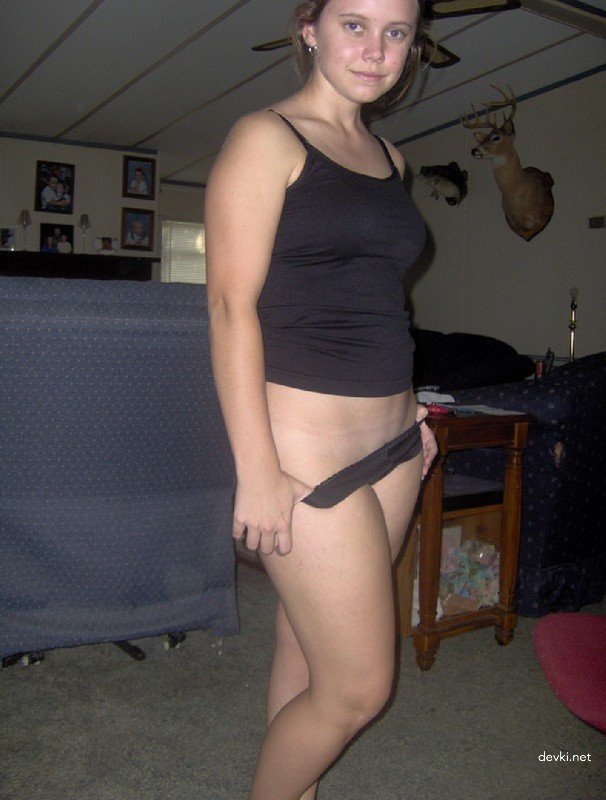 Morning Pussy Show for Husband: Explicit Wife Porn Photo