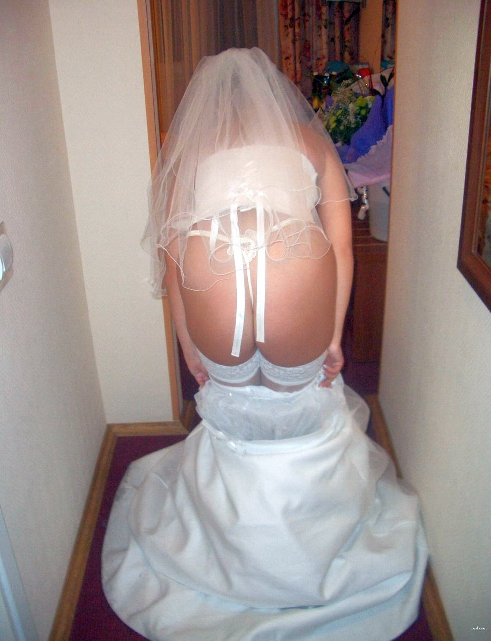 Bride Deepthroats Cock in Hardcore Blowjob Scene