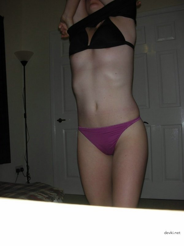 Amateur Babe Reveals Wet Pussy - Explicit Close-Up Photo