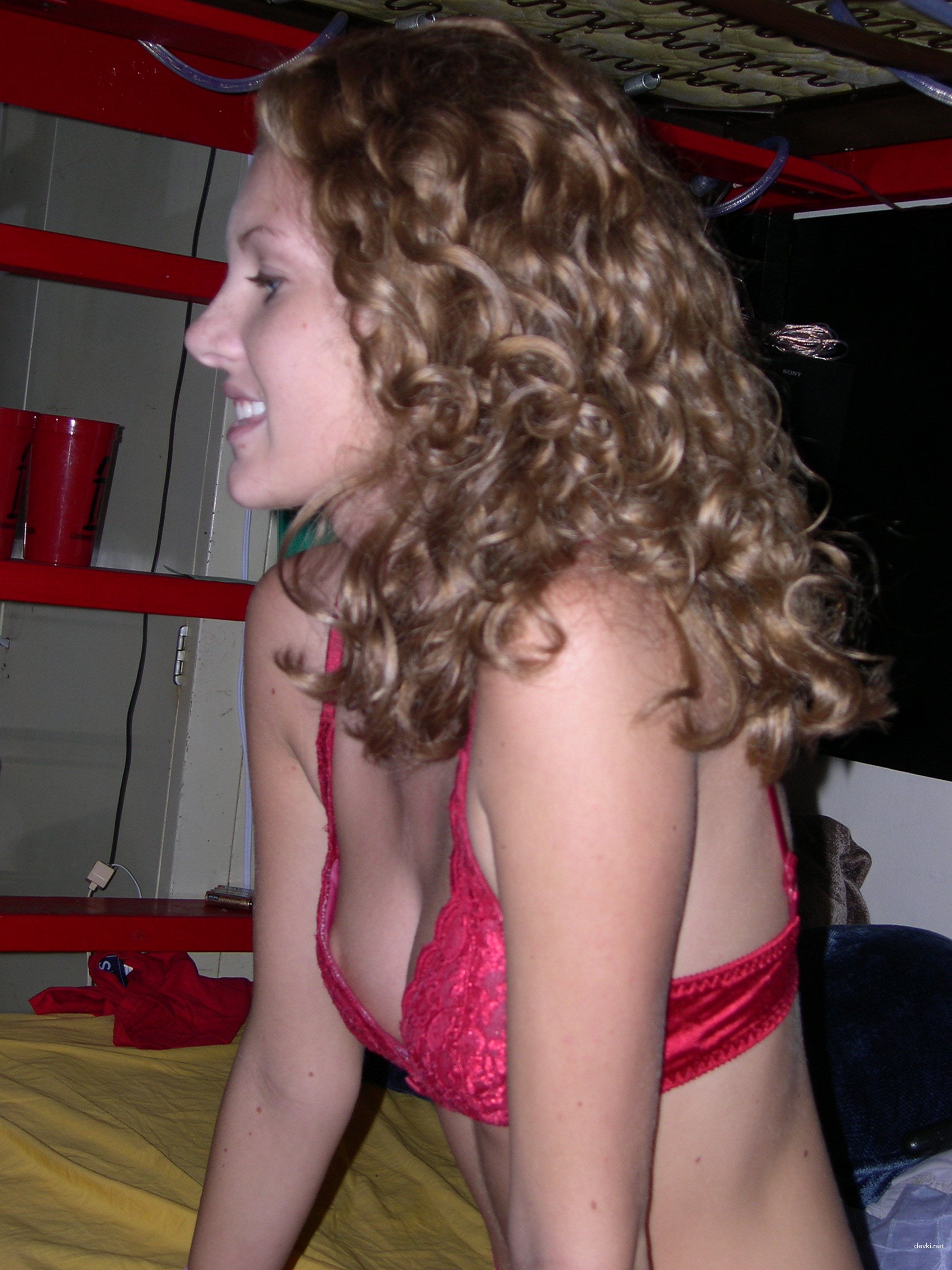 College Dorm Neighbors Captured Explicit Photoshoot with Hot Student