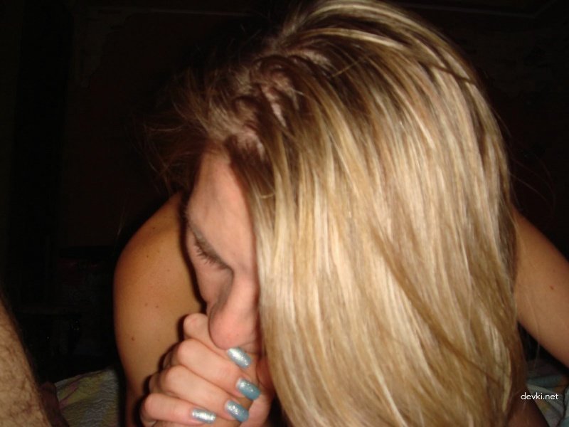 Tiny Tits Wife Loves Sucking Cock - Explicit Blowjob Porn Photo