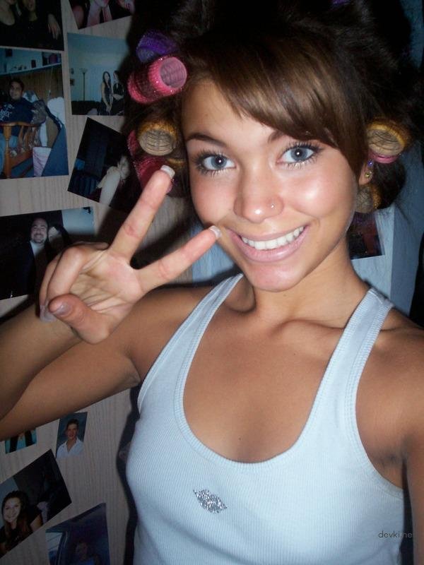 Private Photo of Young Beauty: Explicit Amateur Shot