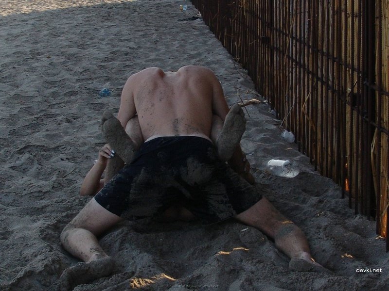 Rough Beach Fuck with Slut - Hardcore Sand Sex Scene
