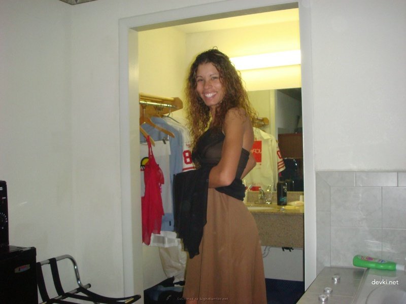 Curly-haired Babe Loves Giving Blowjob - Explicit Oral Sex Photo