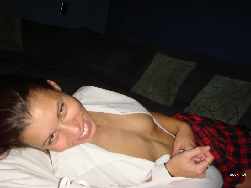 Curly-haired Babe Loves Giving Blowjob - Explicit Oral Sex Photo