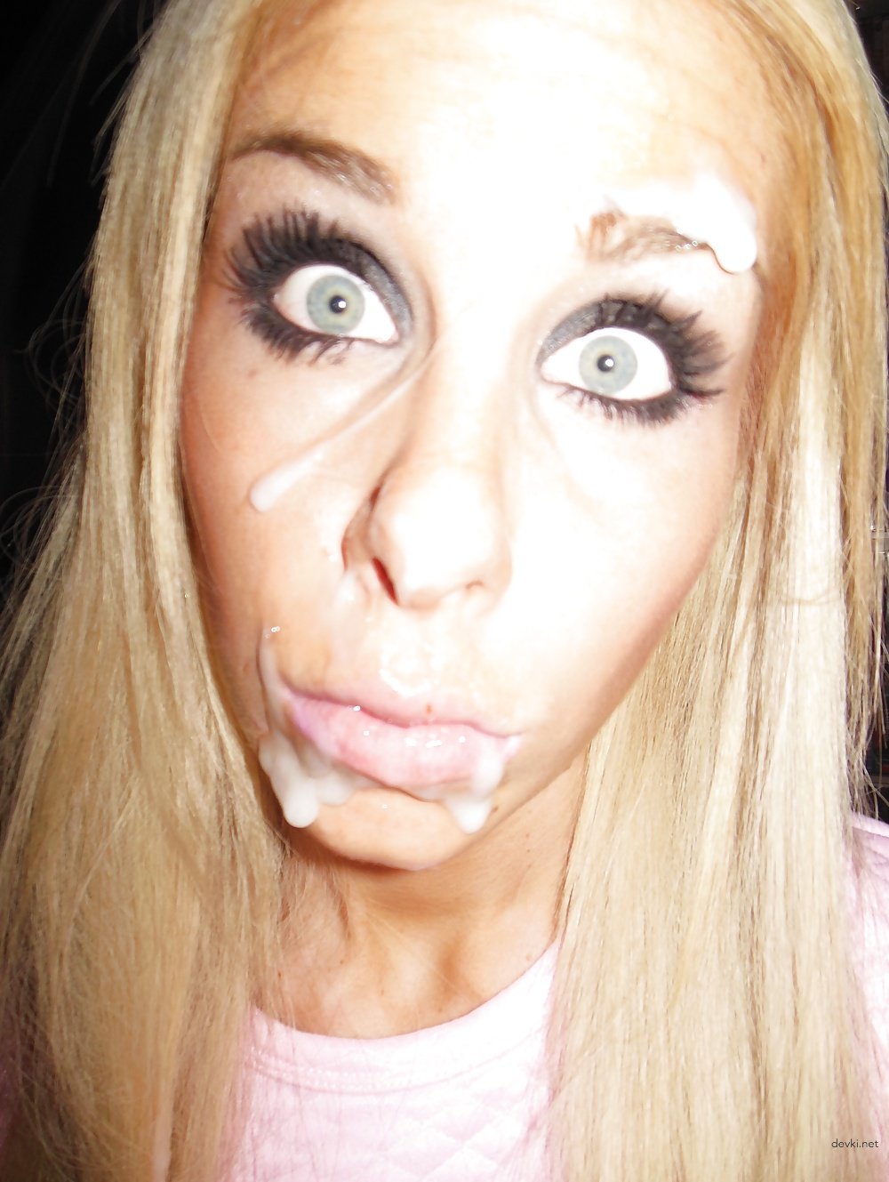 Slut Loves Cum on Face - Hardcore Facial Porn