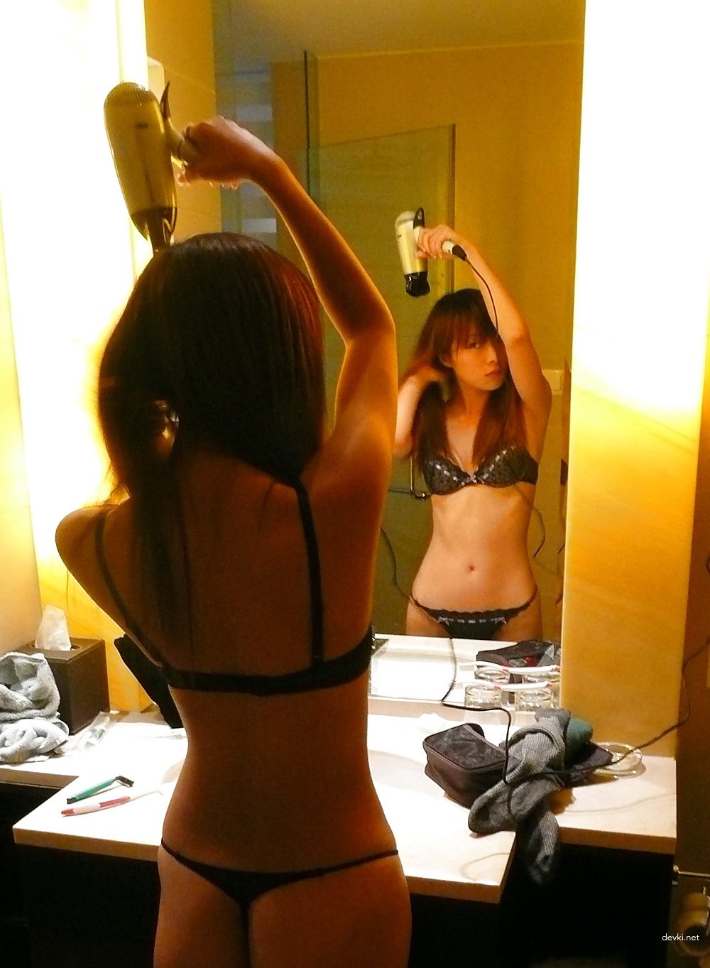 Asian Babe Masturbates Pussy - Amateur Solo Sex Video