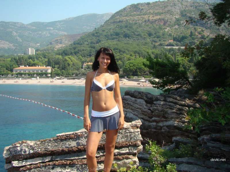 Beautiful Woman Relaxing: Explicit Vacation Porn Pic