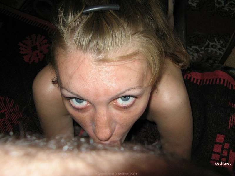 Redhead Gets Deepthroat Action - Hardcore Blowjob Porn Photo
