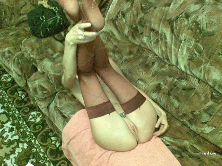 Skinny slut gives blowjob - explicit oral sex photo.