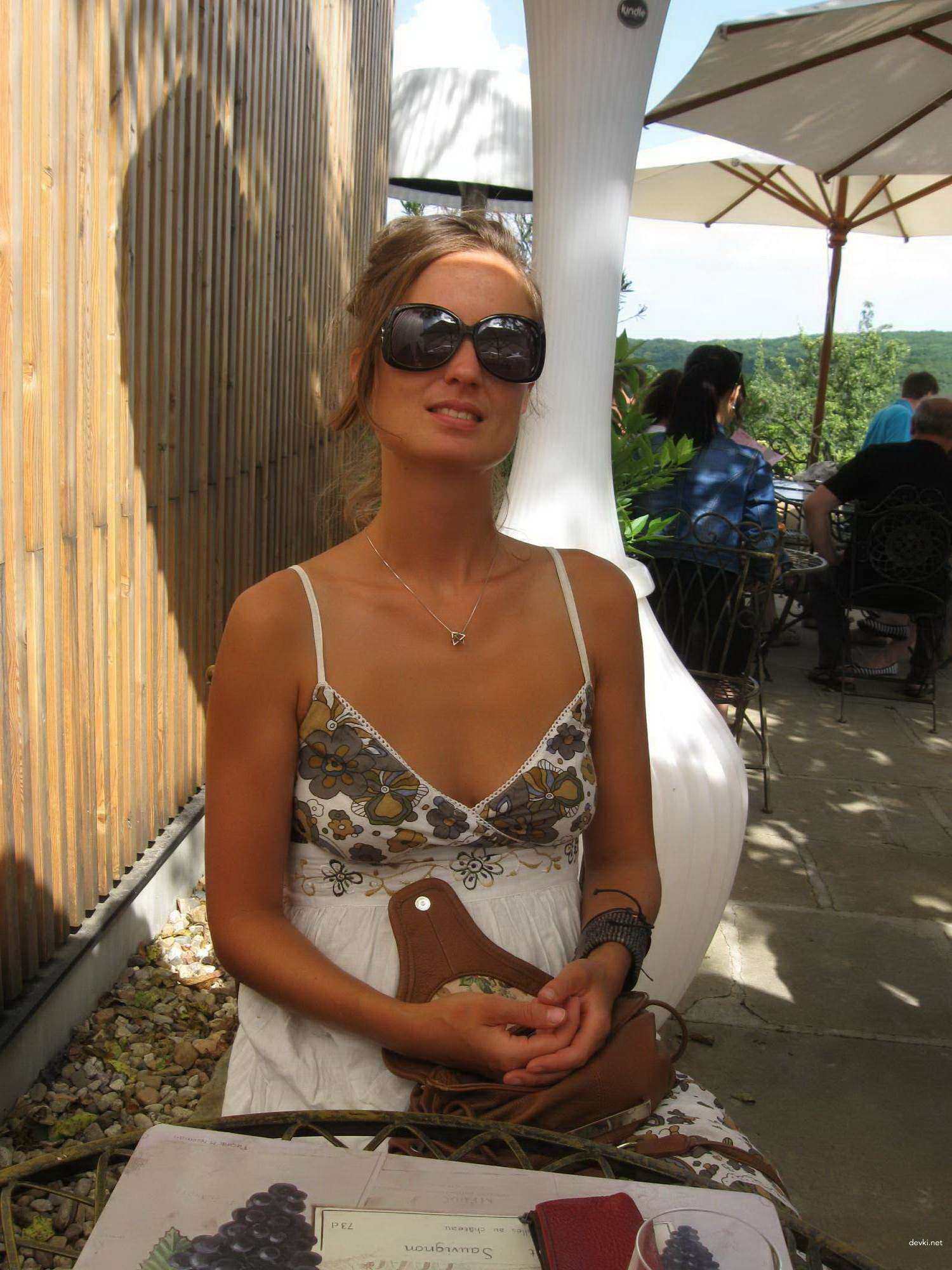 Topless Woman Poses Boldly on Vacation - Amateur Explicit Photo