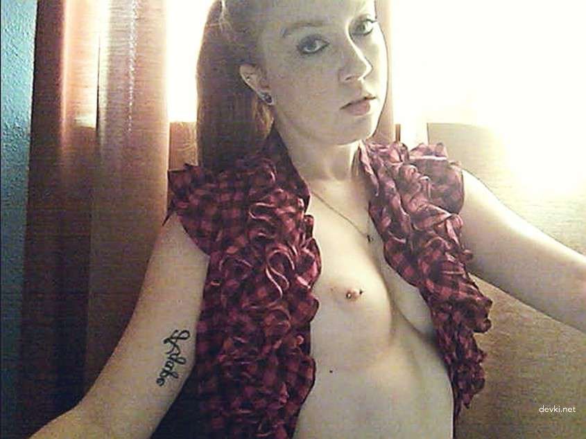 Private Redhead Girl's Explicit Nude Photo Shoot