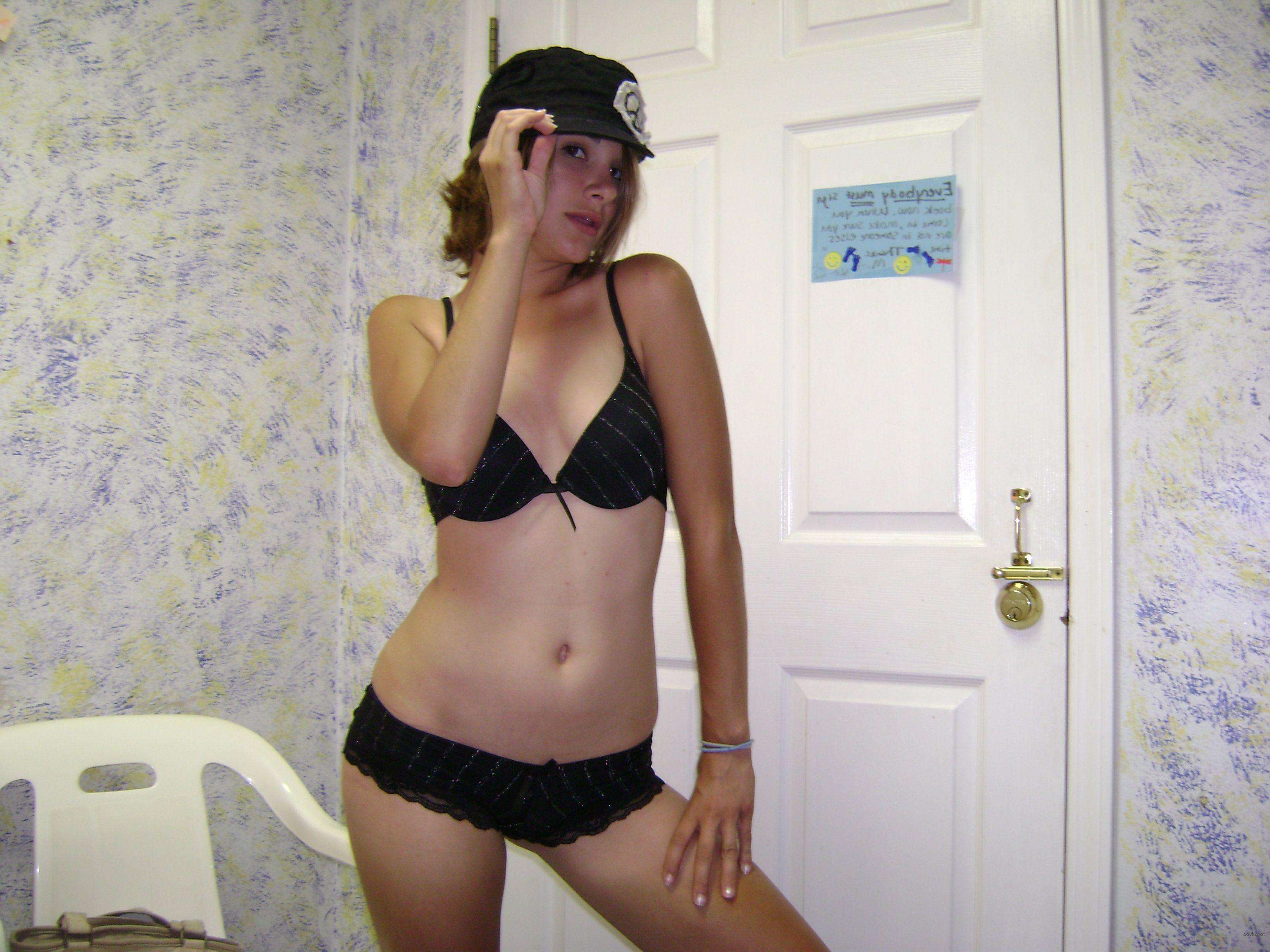 Naked selfie girls in caps: Explicit XXX photos