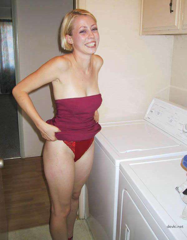 Young Girl Strips Naked at Home - Explicit Amateur Photo Shoot