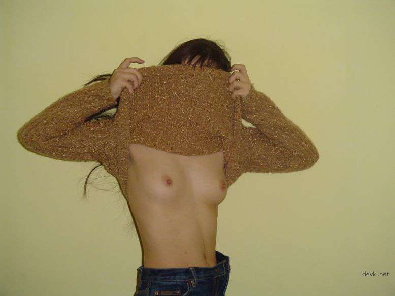 Explicit Amateur Nude Girl with Hairy Bush Photo