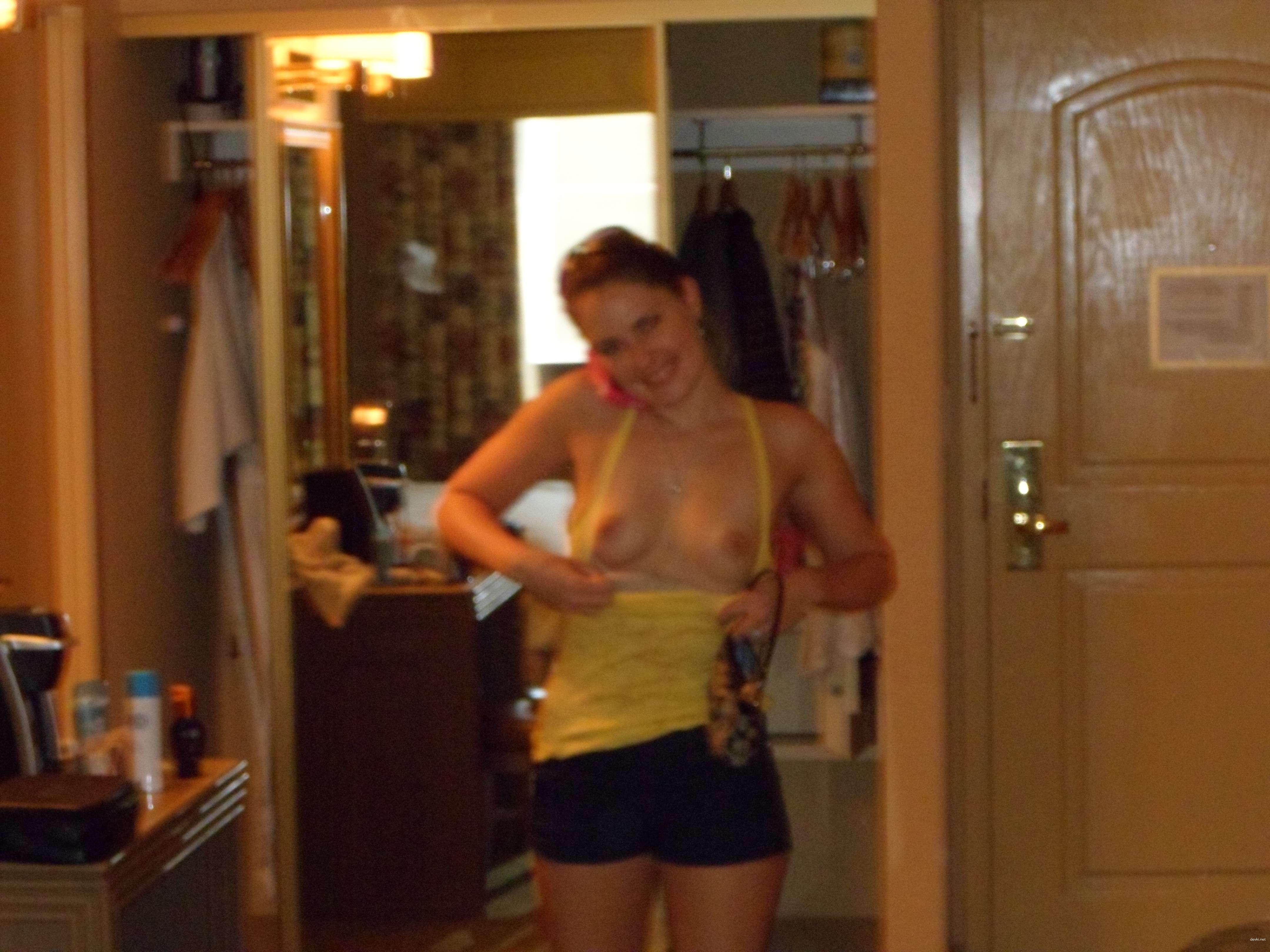Public Flashing: Busty Girl Shows Off Her Assets in the City