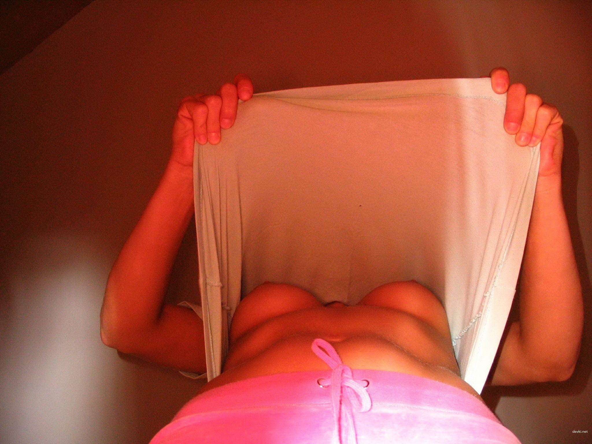 Hot Amateur Sunset Panties Tease - Explicit Photo