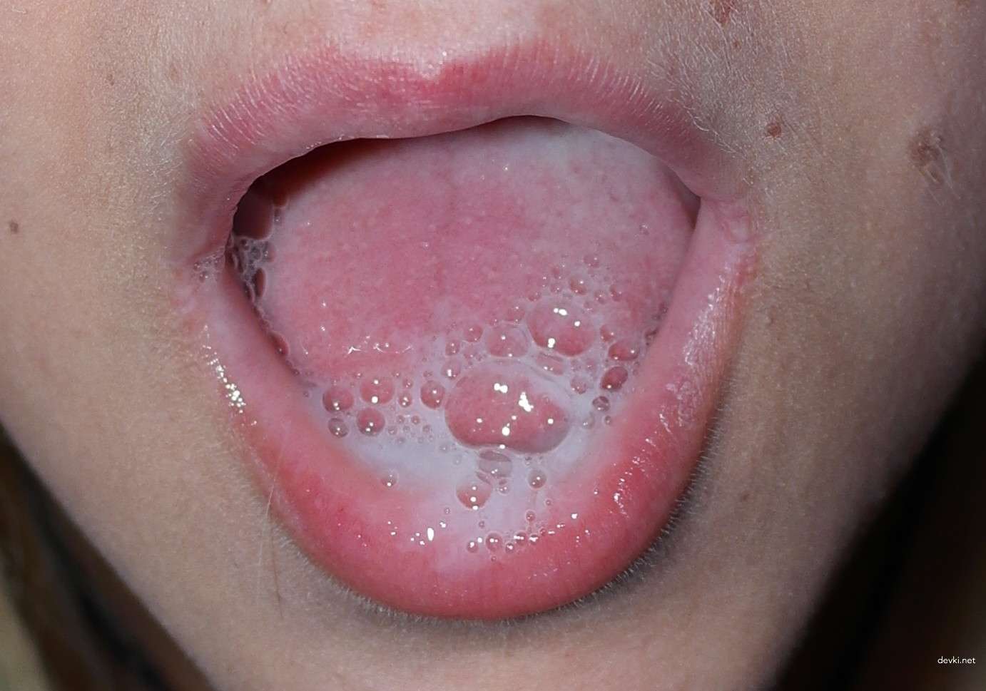 Blonde Swallows Cum After Blowjob - Explicit Oral Sex Action