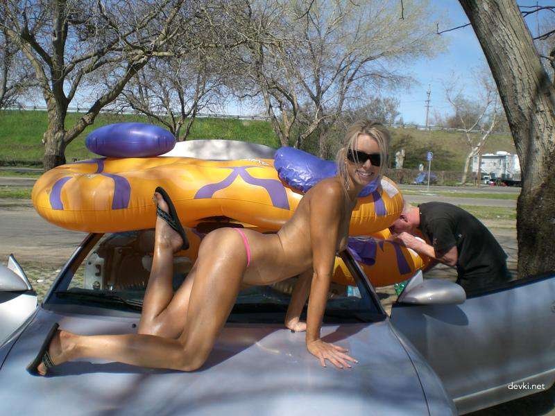 Three Bikini Babes: Explicit Amateur Beach Photo