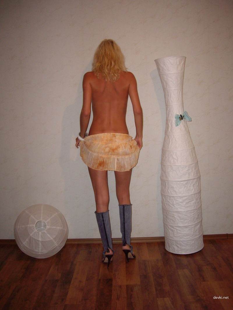 Shy Blonde with Perky Tits: Explicit Amateur Photo