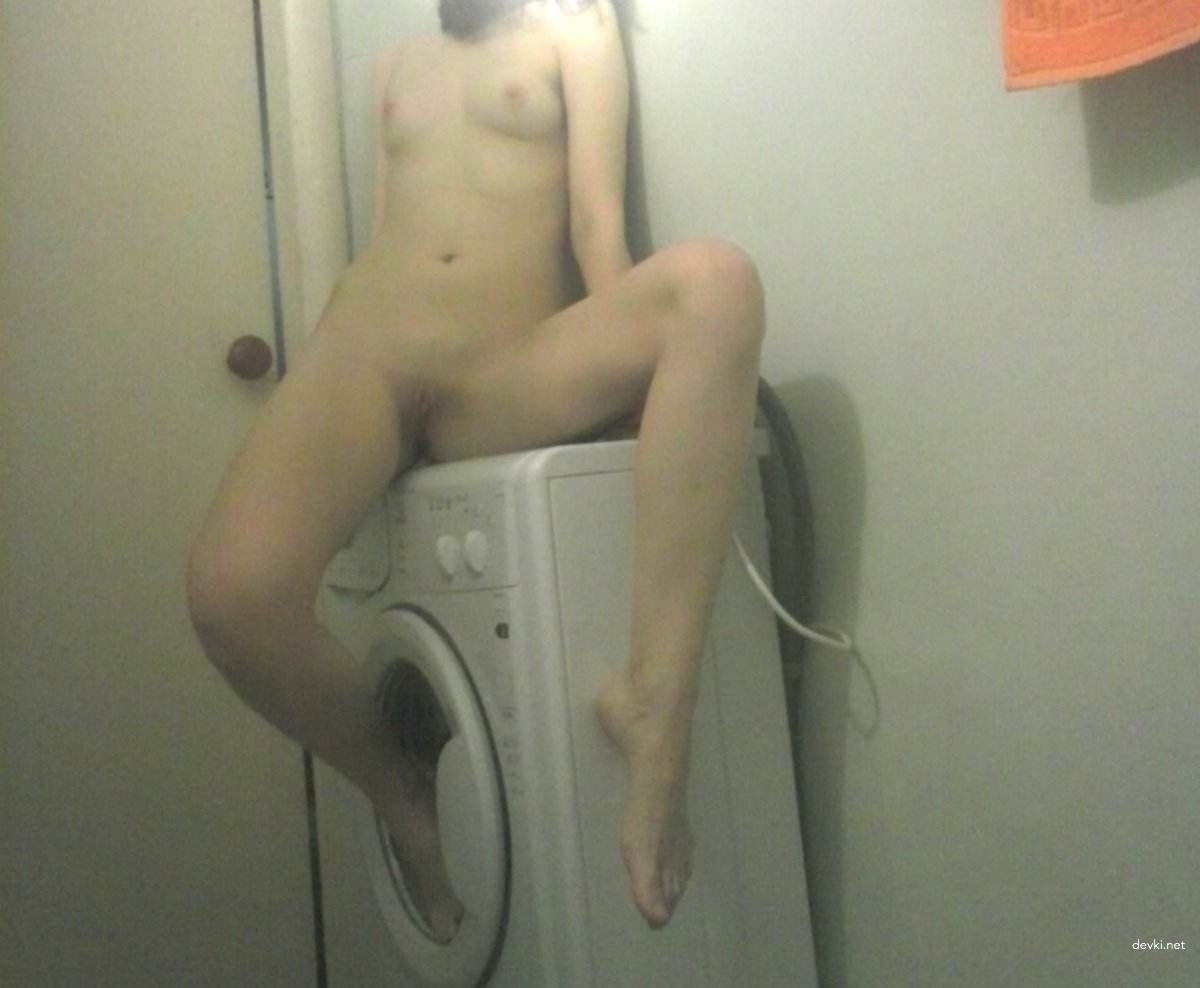 Skinny Girl Poses at Home with Great Pleasure: Explicit Amateur Photo Shoot