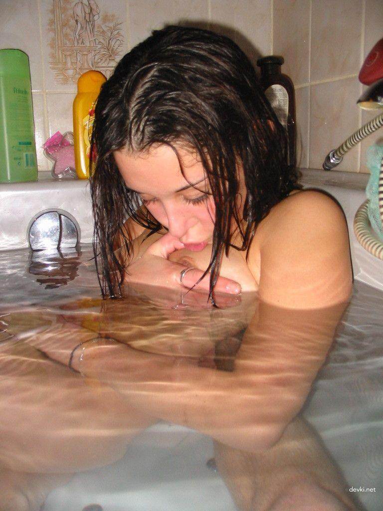 Explicit Erotic Album of Slim Brunette - Amateur Nude Photos