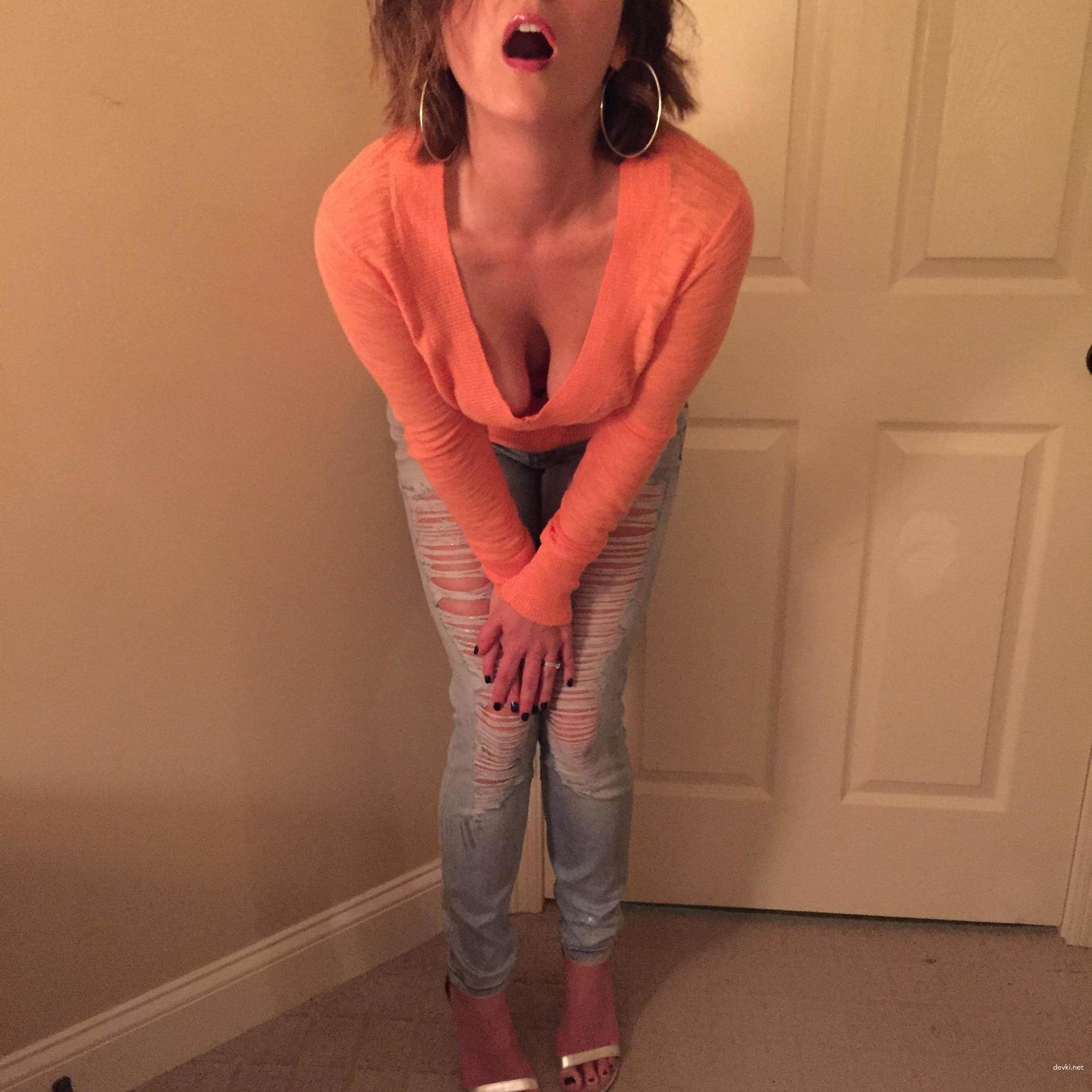 Seductive Mom Strips Panties in Explicit Amateur Photo