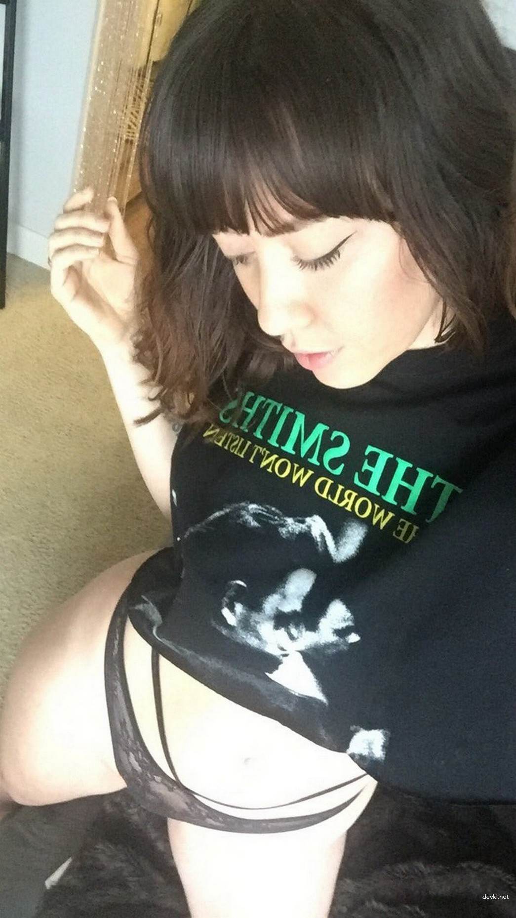 Big Ass Brunette Babe in Explicit Porn Photo