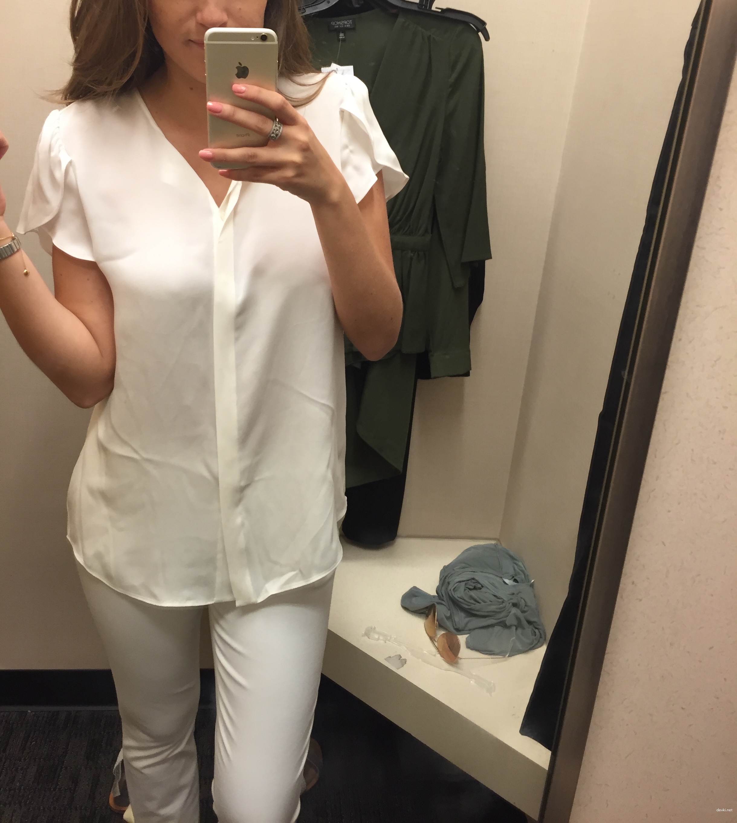 Explicit Amateur Selfie of Slim Brunette - Erotic and Seductive Photo