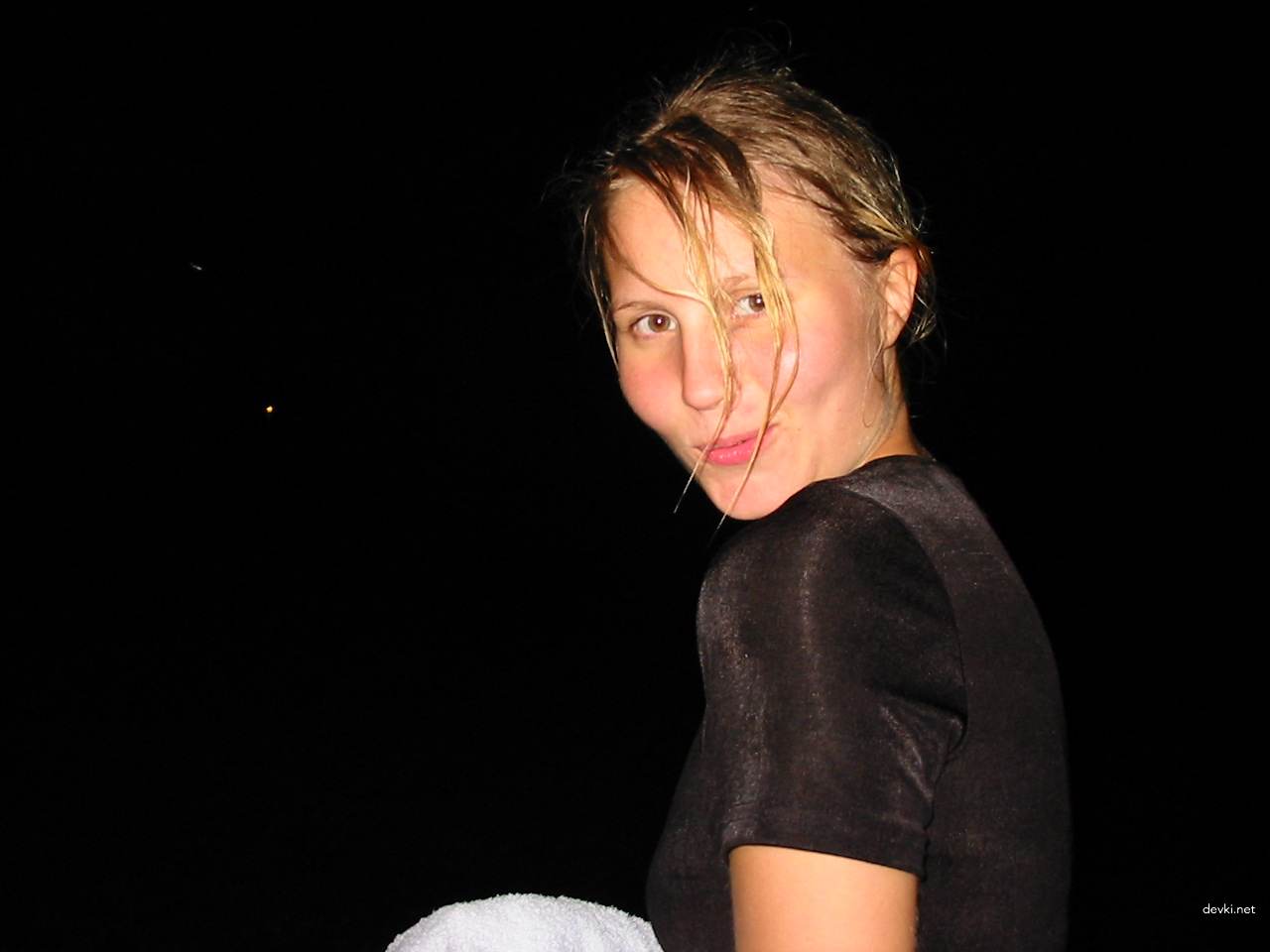 Seductive Blonde Sucks Cock - Explicit Blowjob Porn Pic