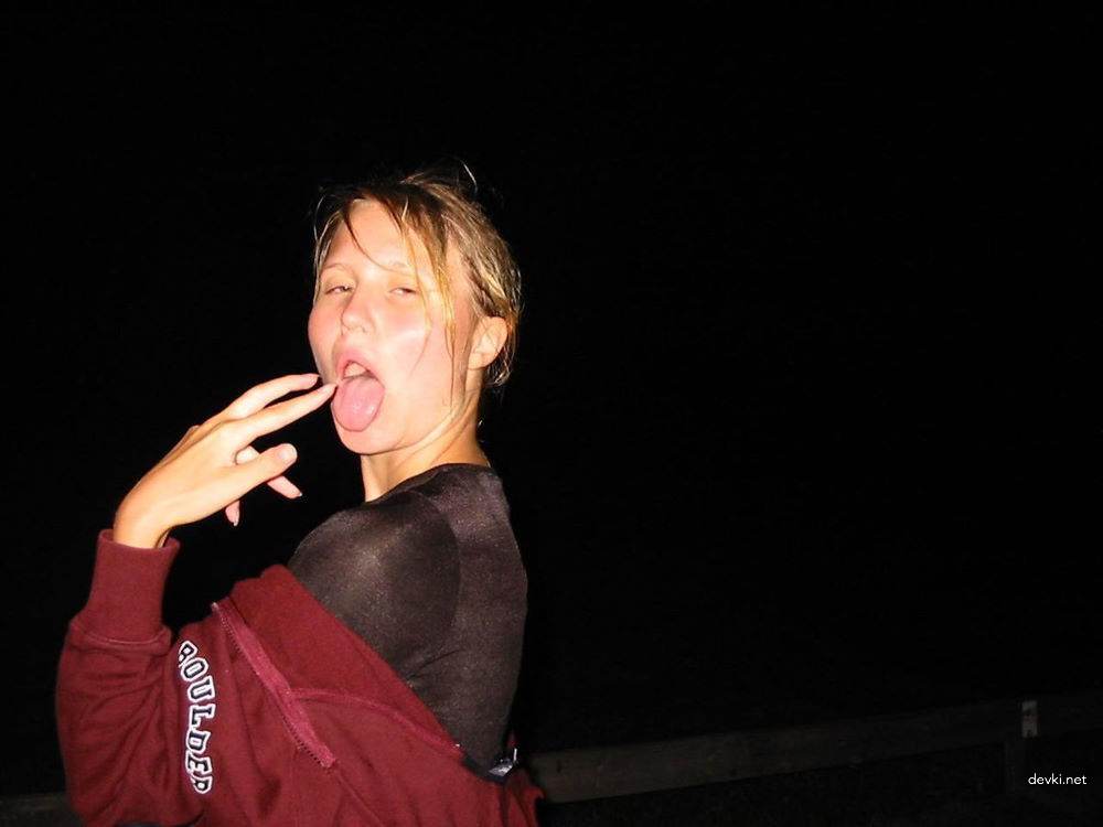 Seductive Blonde Sucks Cock - Explicit Blowjob Porn Pic