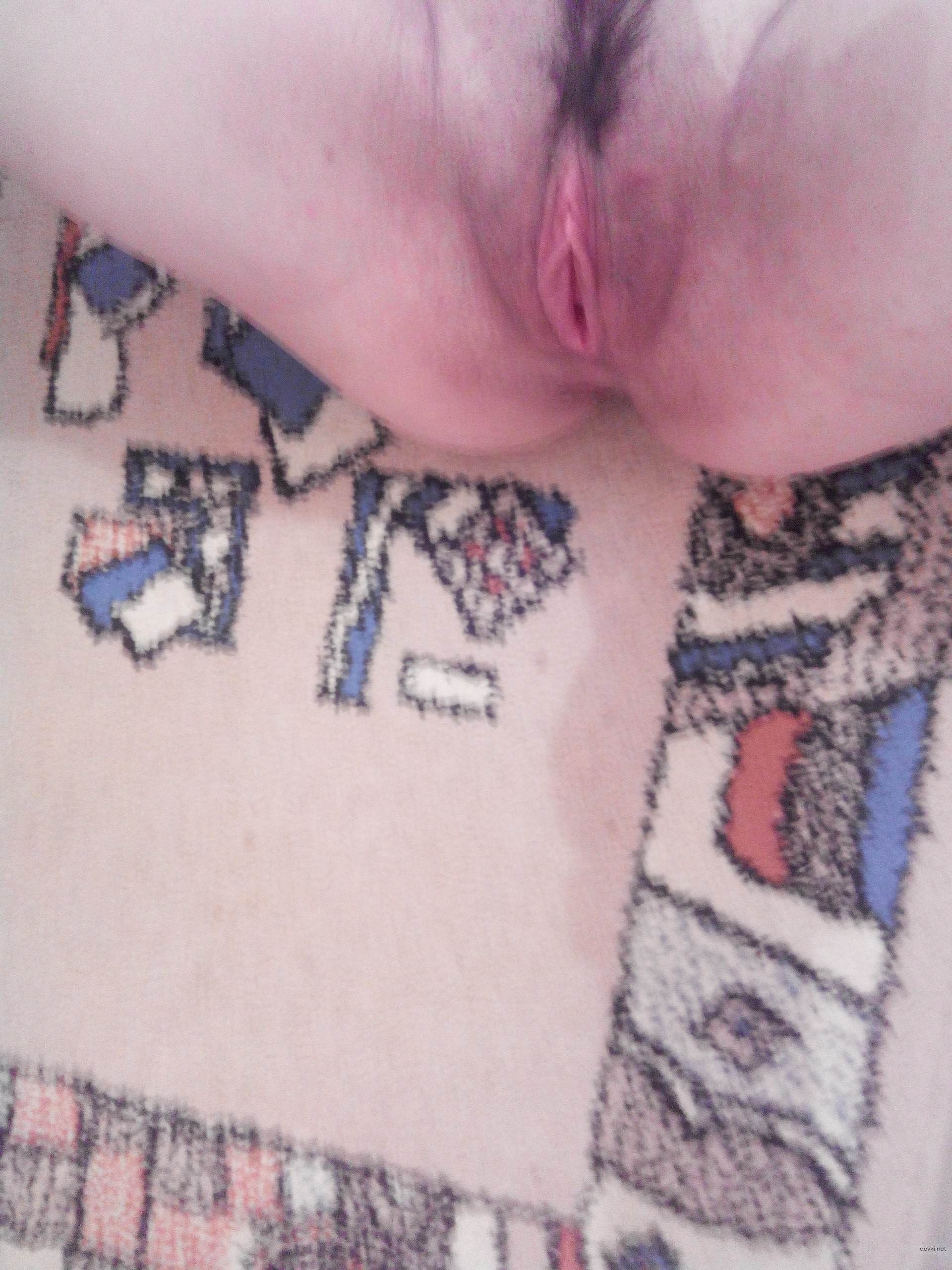 Brunette Takes Explicit Selfies in Mirror - Amateur Porn Photos