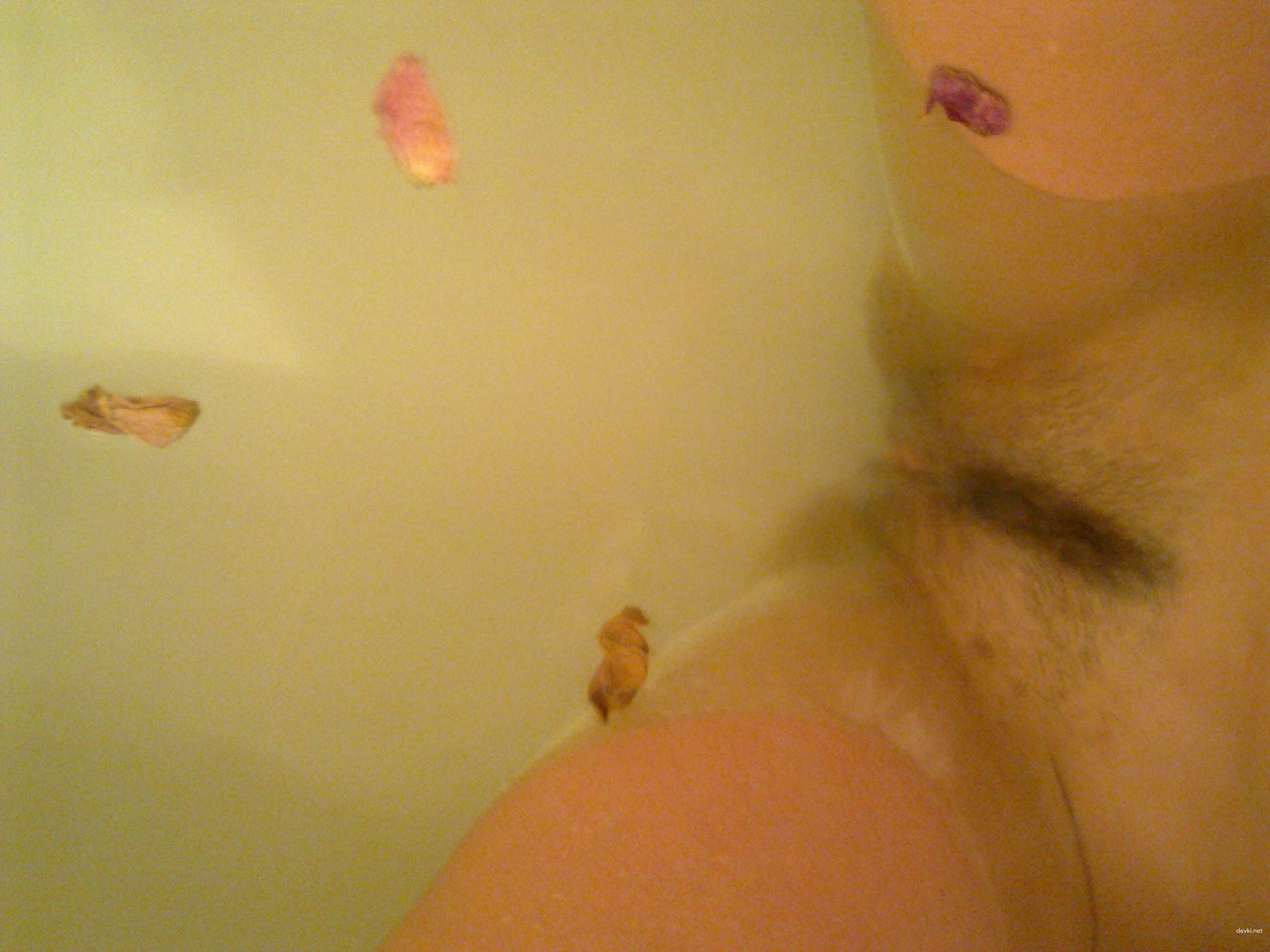 Brunette Takes Explicit Selfies in Mirror - Amateur Porn Photos