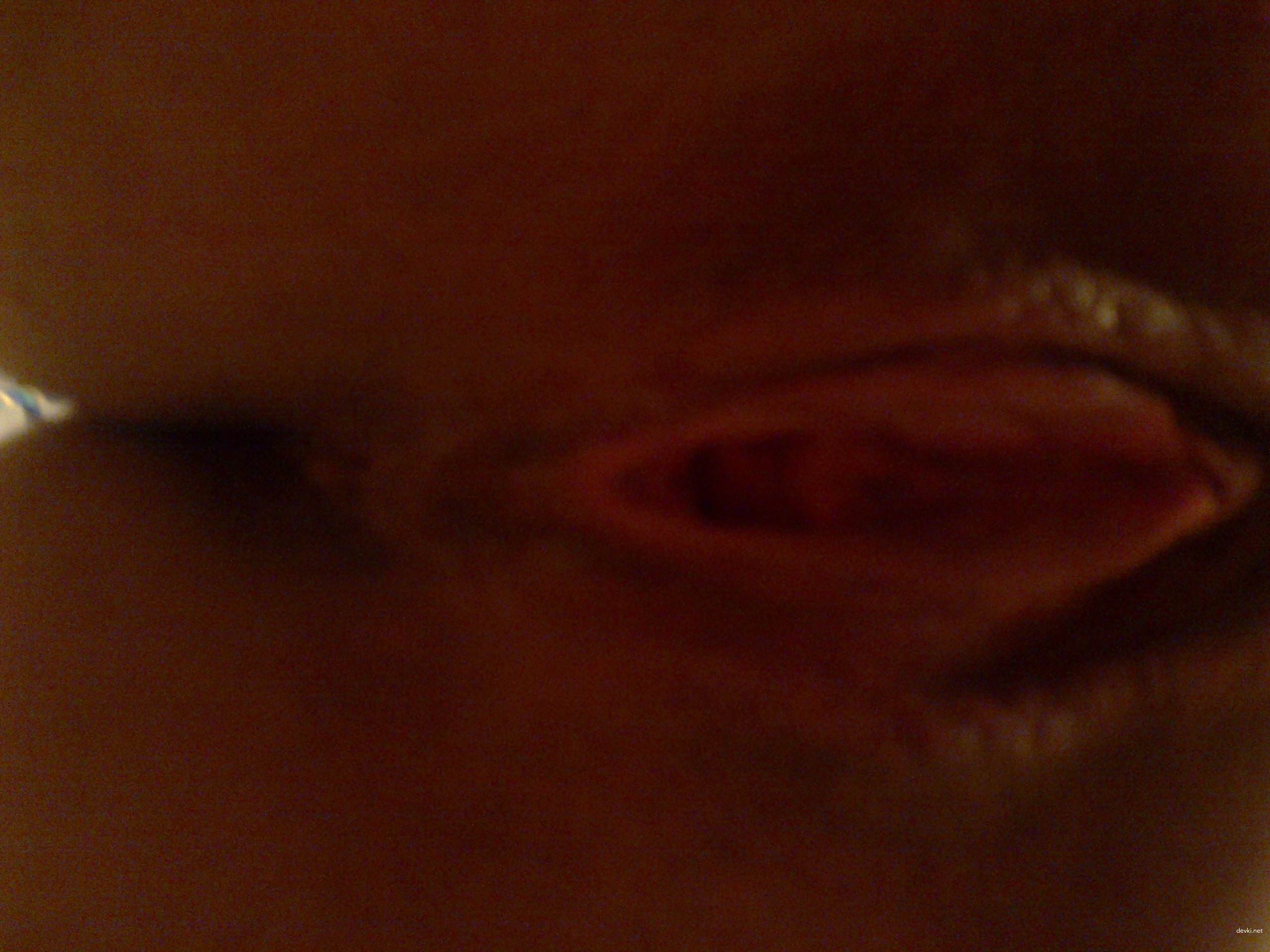 Brunette Takes Explicit Selfies in Mirror - Amateur Porn Photos