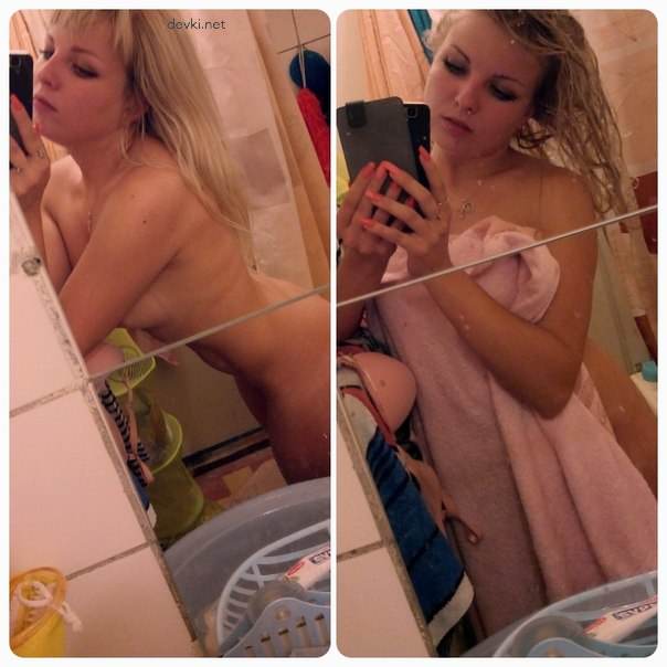 Hot Blonde with Smooth Pussy - Amateur Photo