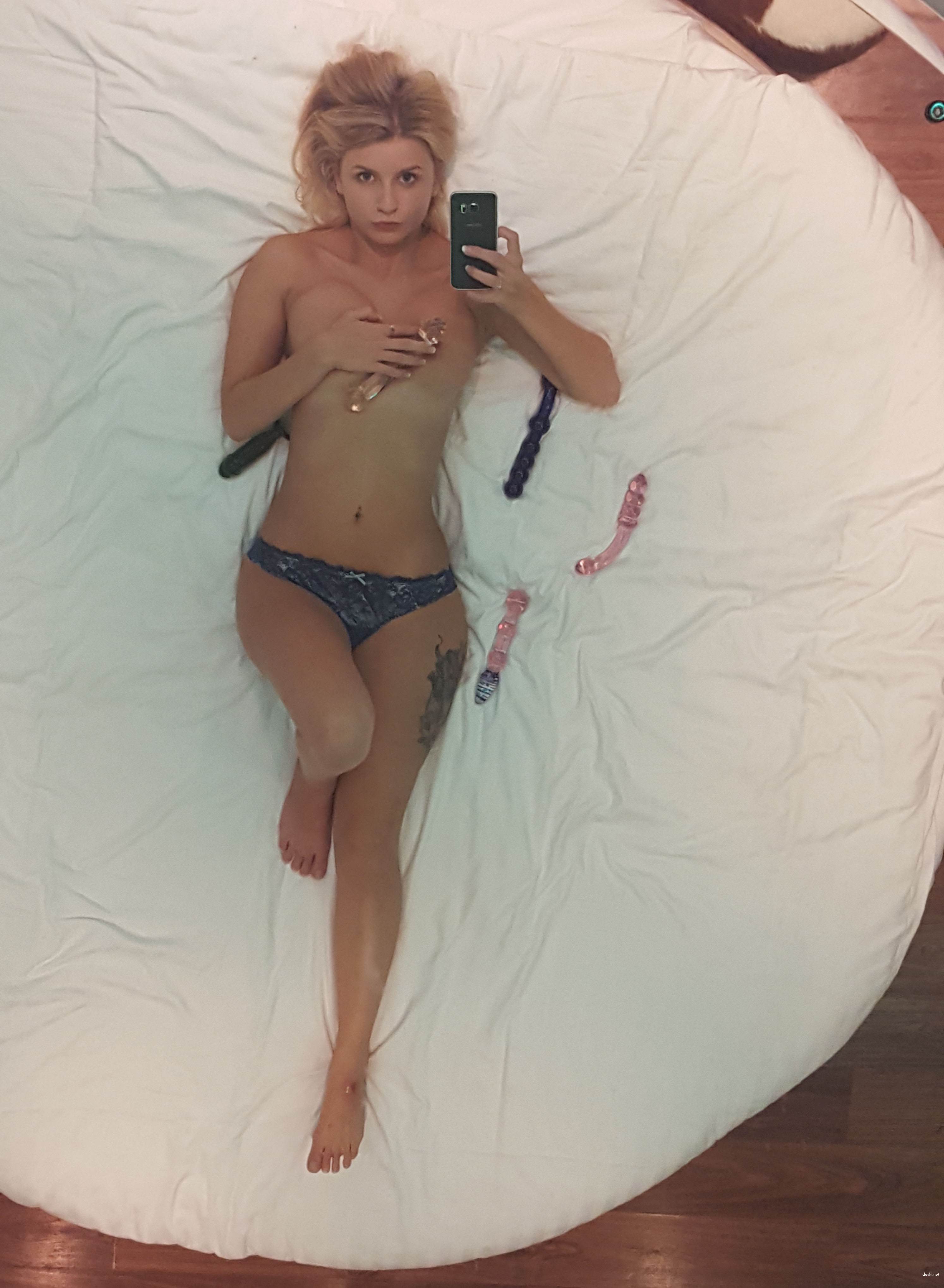 Hot Blonde Sex: Busty Goddess Gets Naughty and Wild!