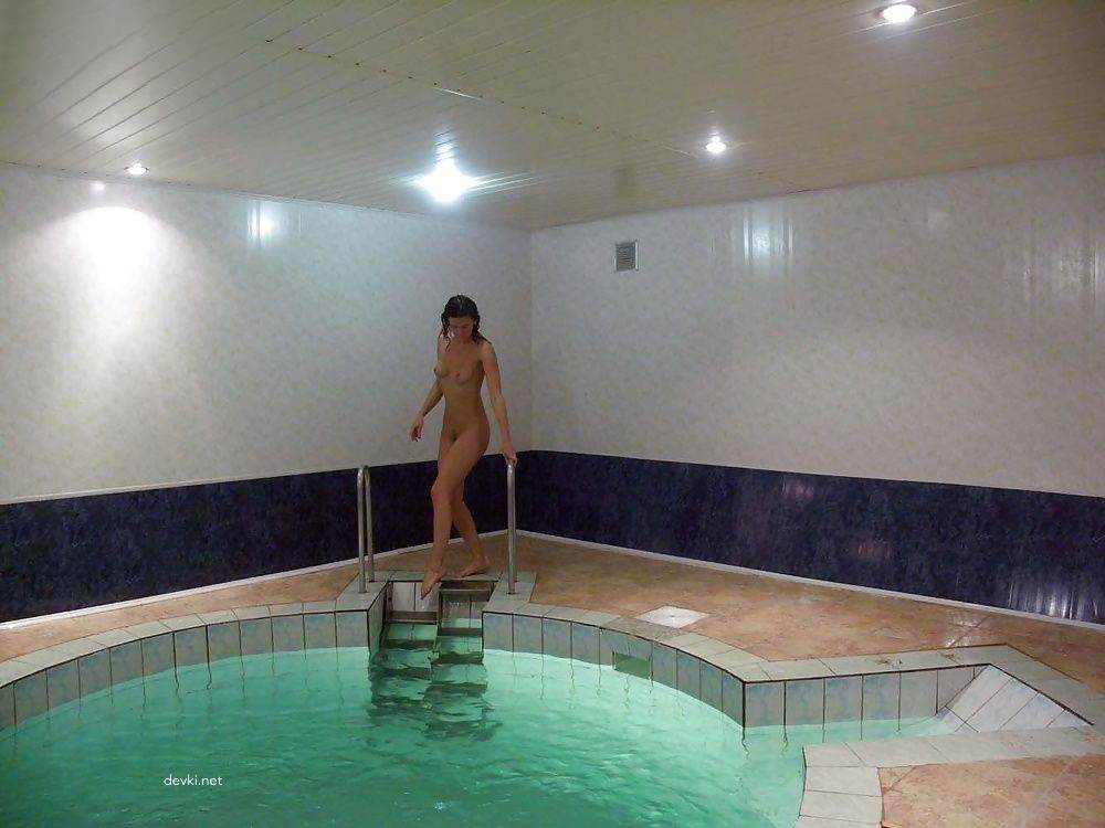 Hot Sauna Session with Naked Mistress - Amateur Erotic Photo