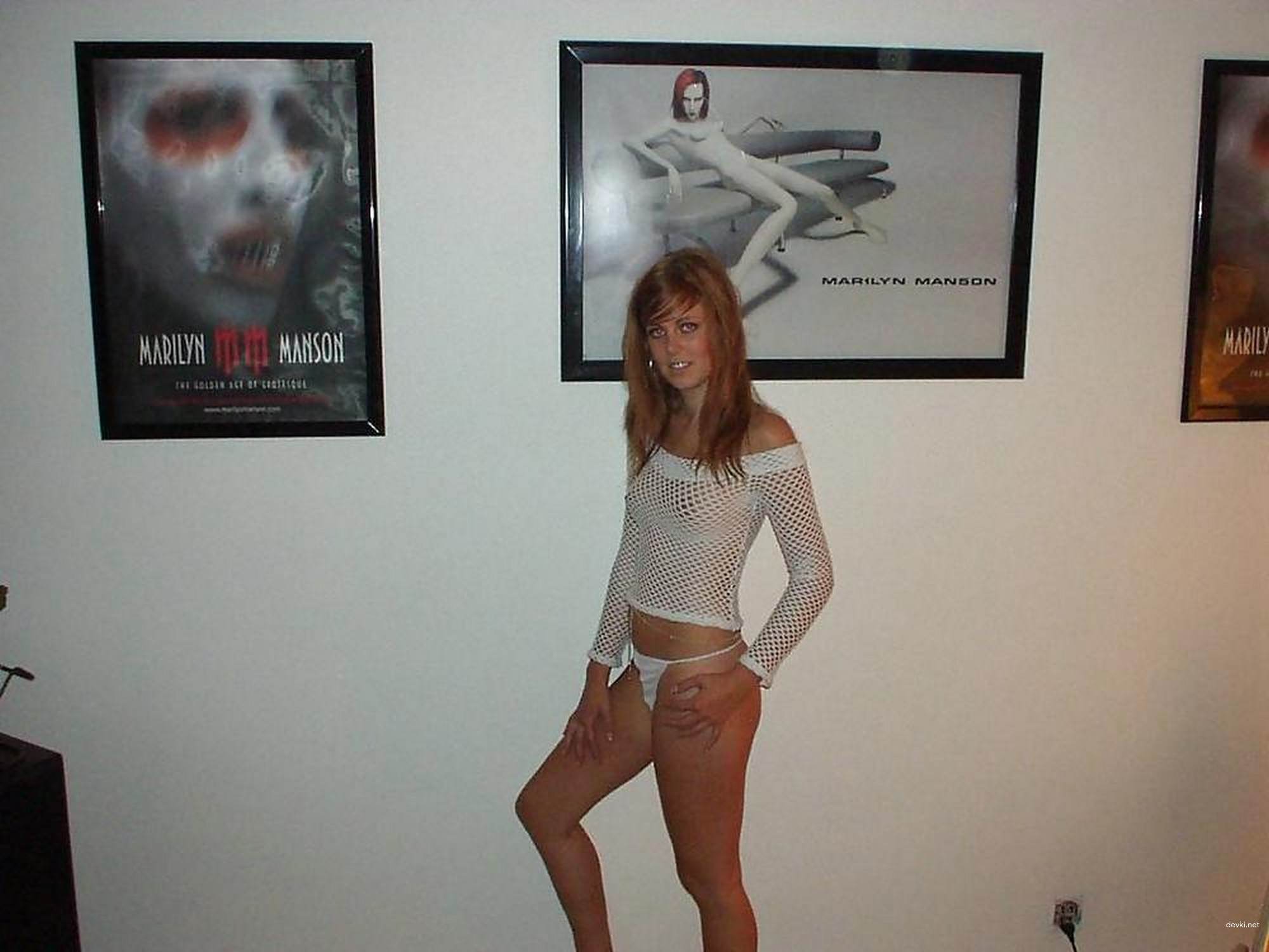 Explicit Redhead Girl's Intimate Nude Photos