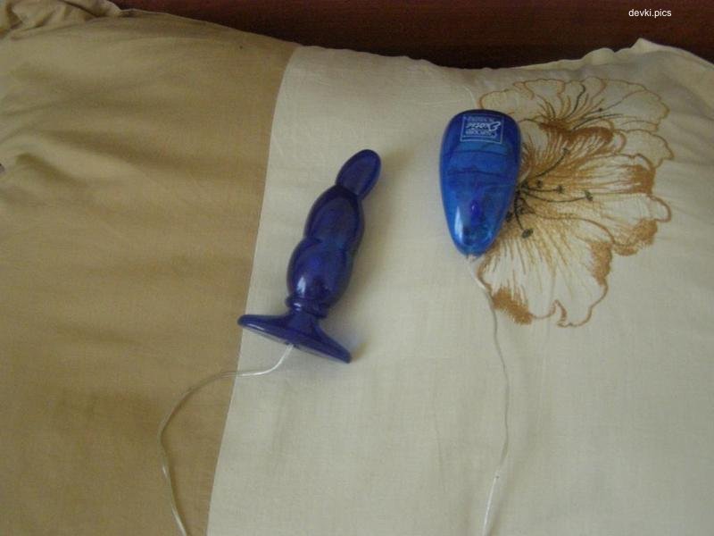 Blonde Masturbates with Thick Rubber Dildo