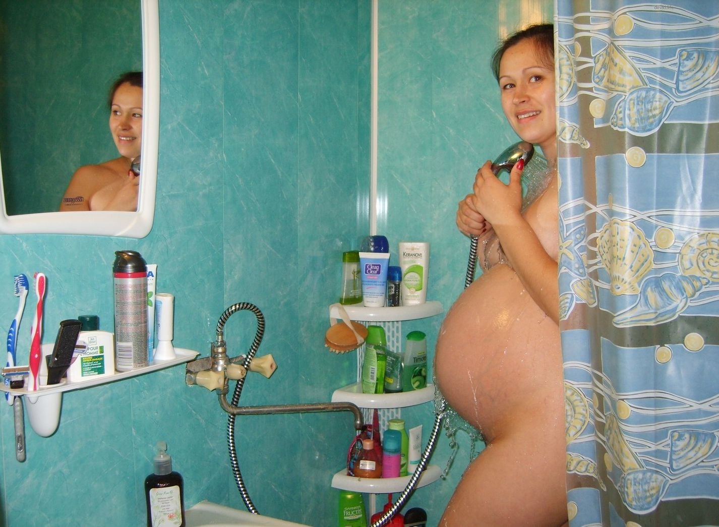 Pregnant Wife in Various Stages of Pregnancy Gets Naughty - Explicit Pregnant Porn