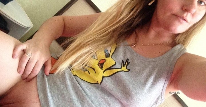 Naughty Girlfriend's Playful Antics Exposed in Amateur Photo
