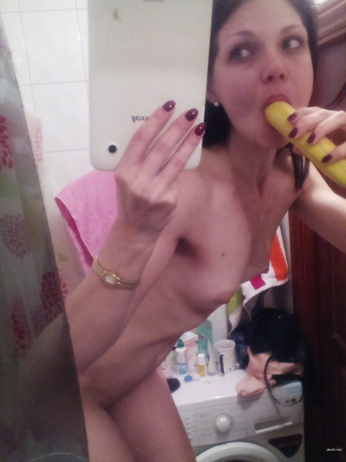 Sensual Brunette's Intimate Selfies: Explicit Amateur Photos