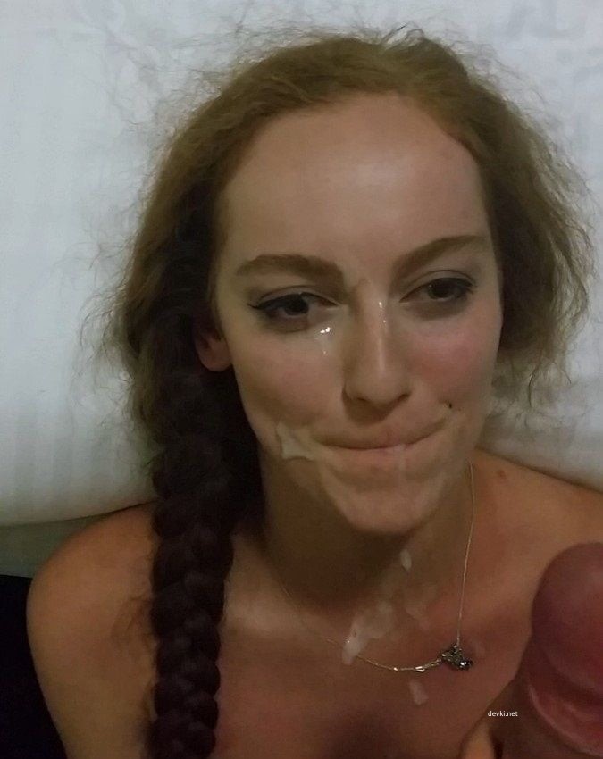 Hot Babes Covered in Cum: Amateur Facial Photo Collection