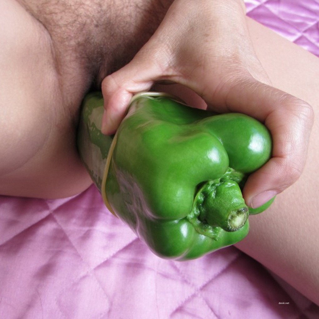 Unrestricted on Pink Mattress: Pantyless Porn Pic