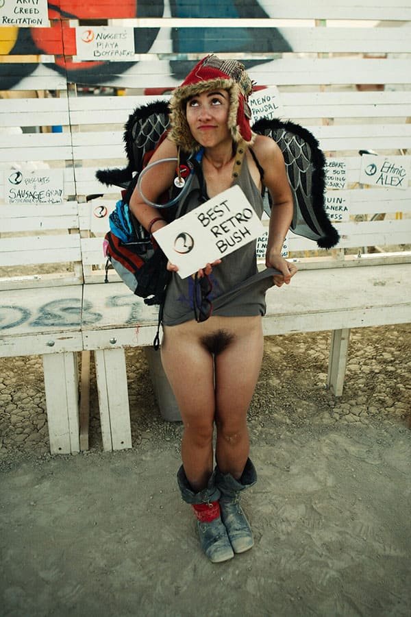 Explicit Photos: Naked Girls at Burning Man Festival