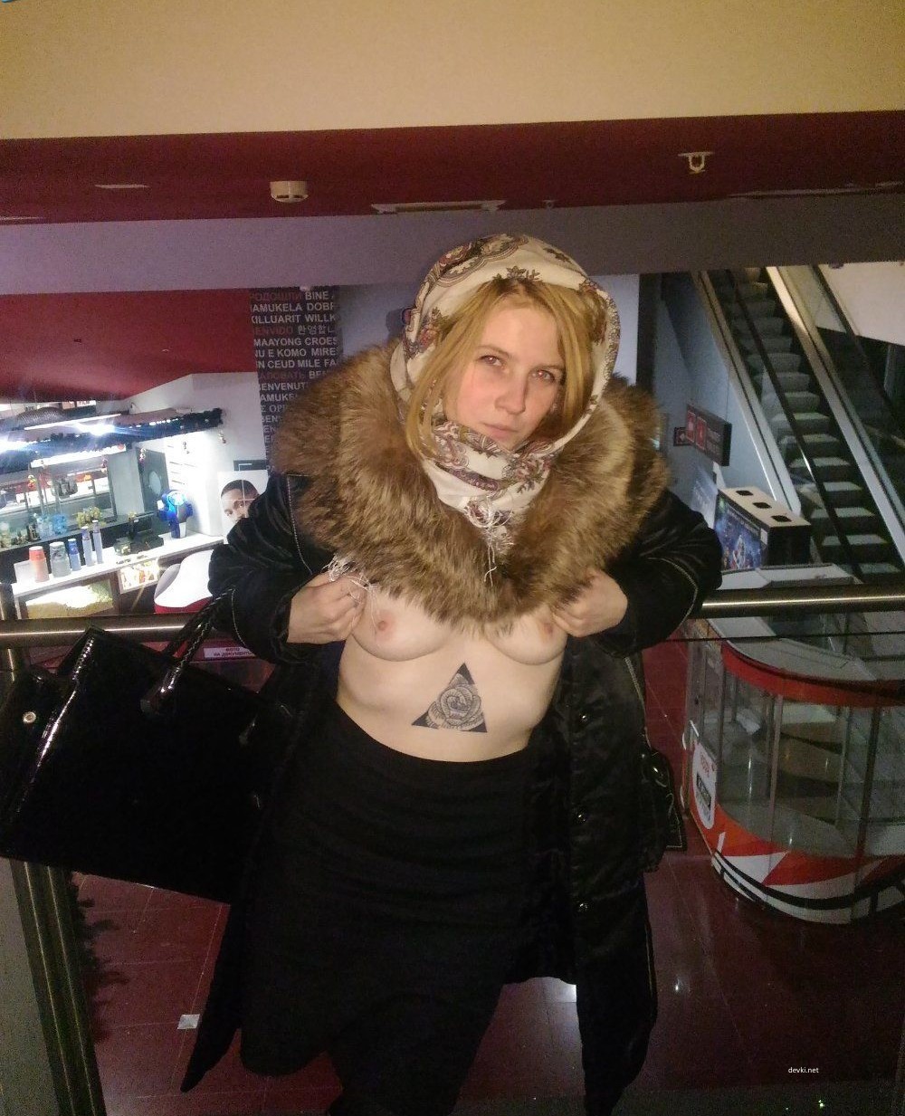 Bare Breast with Finger on Nipple - Explicit Amateur Photo