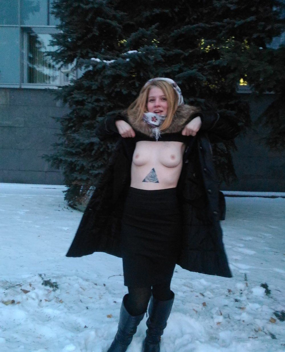 Bare Breast with Finger on Nipple - Explicit Amateur Photo