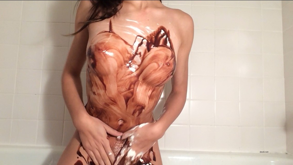 Slender Girl with Shaved Pussy - Explicit Amateur Photo