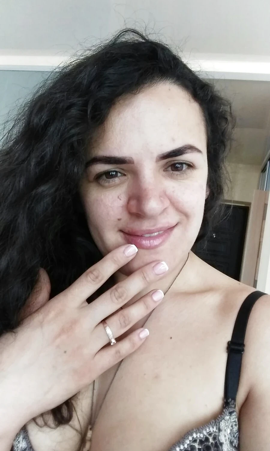 Dark-Skinned Beauty with Hairy Pussy (Part 2): Explicit Amateur Photos