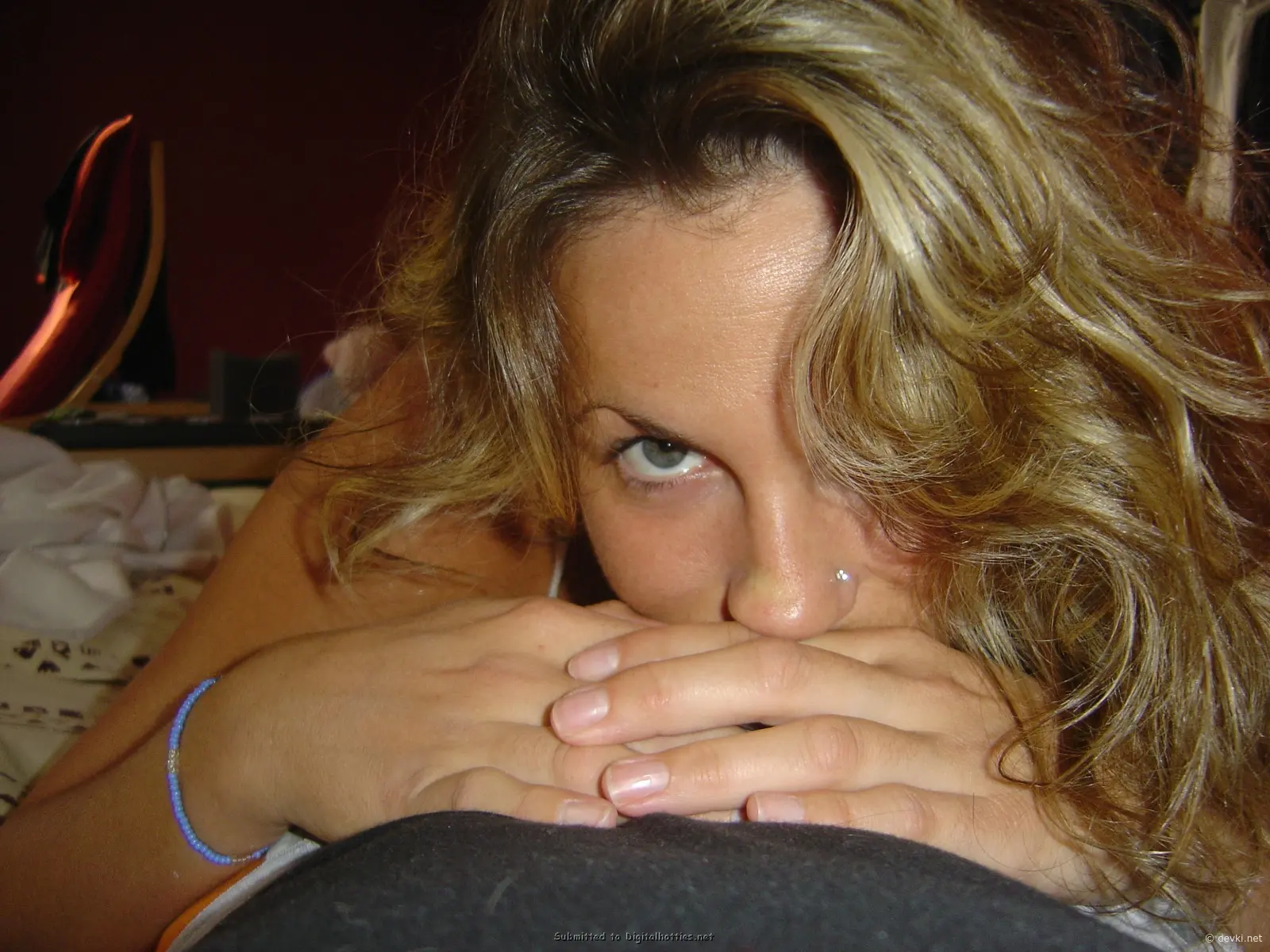 Hot babe gives sloppy blowjob - Explicit XXX photo